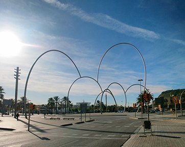 Escultura per al port de Barcelona - Ones [a]